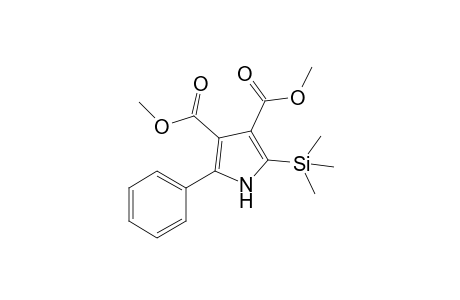 3,4-Bis(methoxycarbonyl)-2-trimethylsilyl-5-phenylpyrrole
