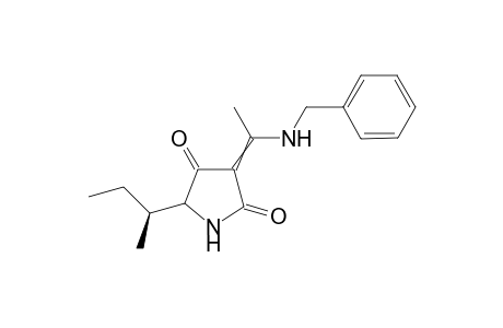 (5RS,6S)-5-sec-Butyl-3-(1-benzylamino)ethylidene-1H-pyrrolidine-2,4-dione