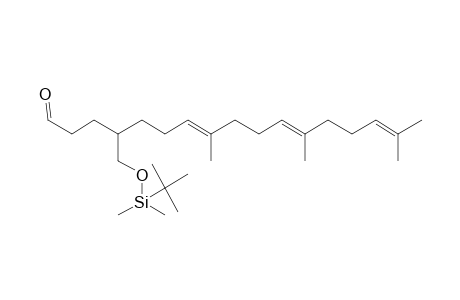 (7E,11E)-4-(tert-Butyldimethylsiloxymethyl)-8,12,16-trimethylheptadeca-7,11,15-trien-1-al
