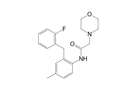 N-(2-(2-Fluorobenzyl)-4-methylphenyl)-2-morpholinoacetamide