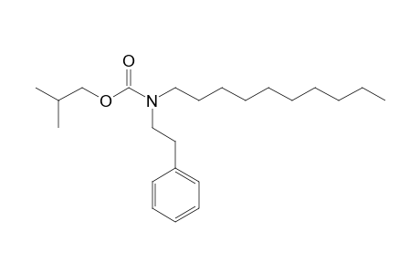 Carbonic acid, monoamide, N-(2-phenylethyl)-N-decyl-, isobutyl ester