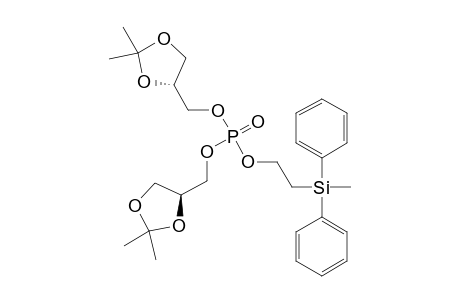 2-(DIPHENYLMETHYLSILYL)-ETHYL-BIS-(2,3-O-ISOPROPYLIDENE-SN-GLYCERO-1-)-PHOSPHATE