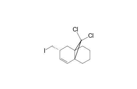 (2a.alpha.,4a.beta.,8a.beta.)-9,9-Dichloro-2-iodomethyl-1,2,5,6,7,8-hexahydro-4a,8a-methanonaphthalene