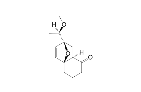 (C9-R*)-2H-2-(1'-Methoxyethyl)-2,4a-epoxy-( 8a.beta.,4a.alpha).-1,8a,5,6,7,8-hexahydronaphthalen-8-one