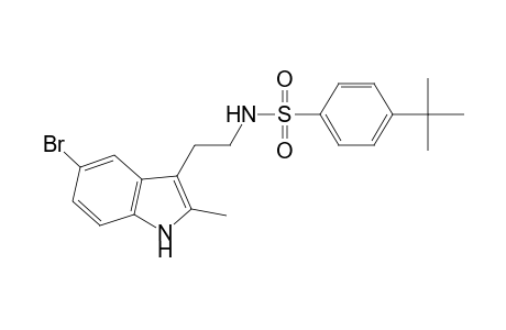 N-[2-(5-bromanyl-2-methyl-1H-indol-3-yl)ethyl]-4-tert-butyl-benzenesulfonamide
