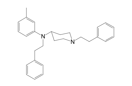 N-3-Methylphenyl-1-(2-phenylethyl)-N-2-phenylethylpiperidin-4-amine
