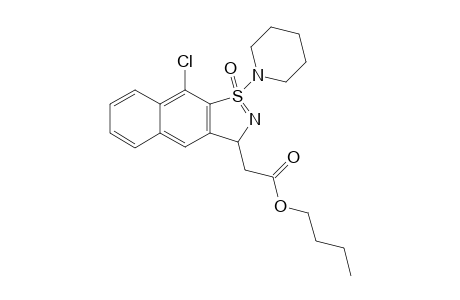 Butyl 2-[9-chloro-1-oxido-1-(piperidin-1-yl)-3H-1.lambda.4-naphtho[2,3-d]isothiazol-3-yl]-acetate