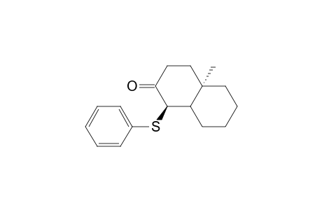 1-(Phenylthio)-4a-methyl-trans-octahydro-2(1H)-naphthalenone