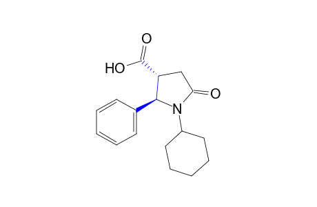 Trans-1-cyclohexyl-5-oxo-2-phenyl-3-pyrrolidinecarboxylic acid