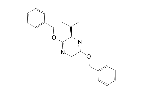 3,6-Dibenzyloxy-2,5-dihydro-2-isopropylpyrazine