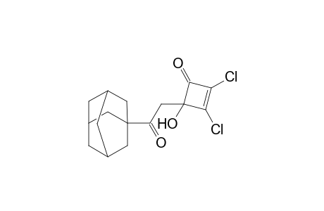 4-[2-(1-adamantyl)-2-keto-ethyl]-2,3-dichloro-4-hydroxy-cyclobut-2-en-1-one