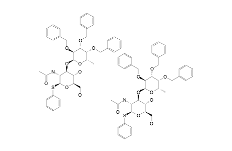 PHENYL-2,3,4-TRI-O-BENZYL-ALPHA-L-FUCOPYRANOSYL-(1->3)-2-ACETAMIDO-2-DEOXY-1-THIO-BETA-D-GLUCOPYRANOSIDE