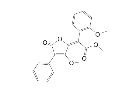 (2E)-2-(3-methoxy-5-oxo-4-phenyl-2-furanylidene)-2-(2-methoxyphenyl)acetic acid methyl ester