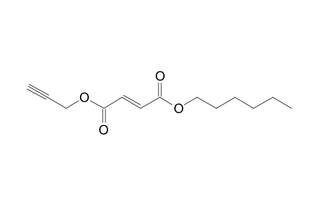 Fumaric acid, hexyl propargyl ester