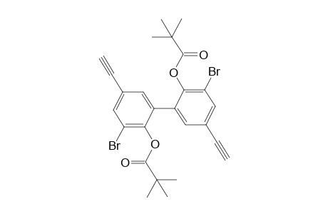 3,3'-Dibromo-5,5'-diethynylbiphenyl-2,2'-diyl Dipivalate