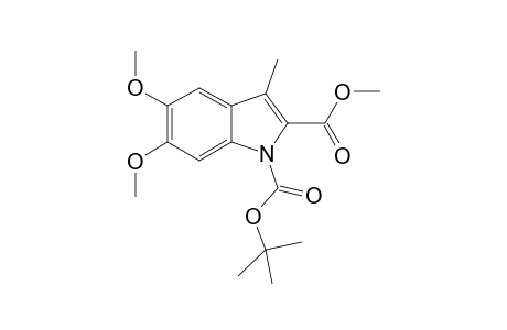 1-O-tert-butyl 2-O-methyl 5,6-dimethoxy-3-methylindole-1,2-dicarboxylate