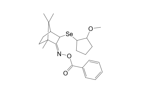 cis-1-Methoxy-2-[(2-benzoyloxyoximo-3-bornyl)seleno]cyclopentane