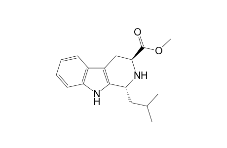 (1R,3S)-1-(2-methylpropyl)-2,3,4,9-tetrahydro-1H-pyrido[3,4-b]indole-3-carboxylic acid methyl ester