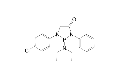 1-(4-Chlorophenyl)-2-(diethylamino)-3-phenyl-1,3,2-diazaphospholidin-4-one