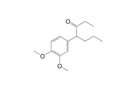 4-(3,4-dimethoxyphenyl)-3-heptanone