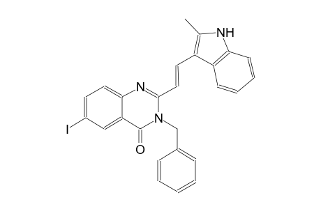 3-benzyl-6-iodo-2-[(E)-2-(2-methyl-1H-indol-3-yl)ethenyl]-4(3H)-quinazolinone