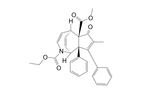 (1.alpha.,5.alpha.,5a.beta.,8a.beta.)-7-Methyl-6-oxo-8,8a-diphenyl-1,2,5,5a,6,8a-hexahydro-1,5-ethenocyclopent[c]azepine-2,5a-dicarboxylic acid 2-ethyl 5a-methyl ester