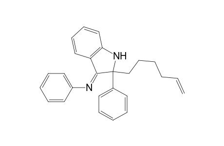 N-[2-(cyclopentylmethyl0-1,2-dihydro-2-phenyl-3H-indol-3-ylidene]benzeneamine