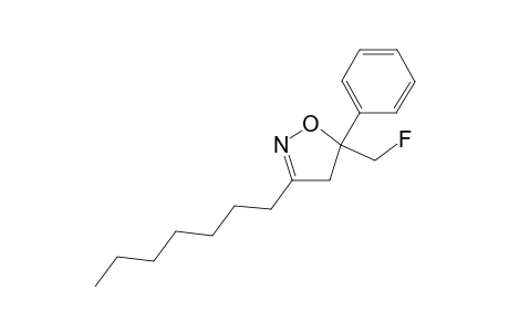 5-(Fluoromethyl)-3-heptyl-5-phenyl-4,5-dihydroisoxazole
