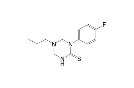 1-(4-fluorophenyl)-5-propyltetrahydro-1,3,5-triazine-2(1H)-thione