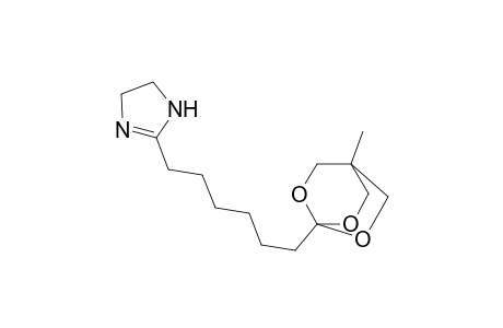 1H-Imidazole, 4,5-dihydro-2-[6-(4-methyl-2,6,7-trioxabicyclo[2.2.2]oct-1-yl)hexyl]-