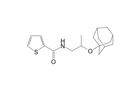 N-[2-(1-adamantyloxy)propyl]-2-thiophenecarboxamide