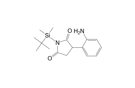 3-(2-aminophenyl)-1-[tert-butyl(dimethyl)silyl]pyrrolidine-2,5-dione