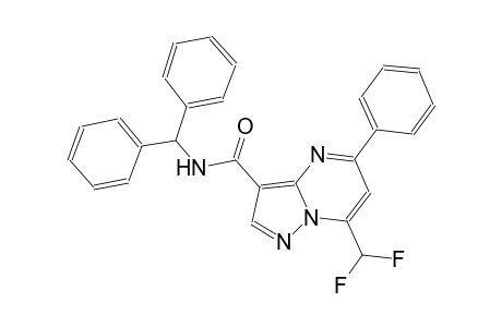 N-benzhydryl-7-(difluoromethyl)-5-phenylpyrazolo[1,5-a]pyrimidine-3-carboxamide
