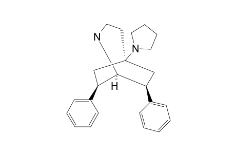(7-ENDO,8-SYN)-(+/-)-(7,8-DIPHENYL-2-AZA-BICYCLO-[3.2.2]-NON-5-YL)-PYRROLIDINE