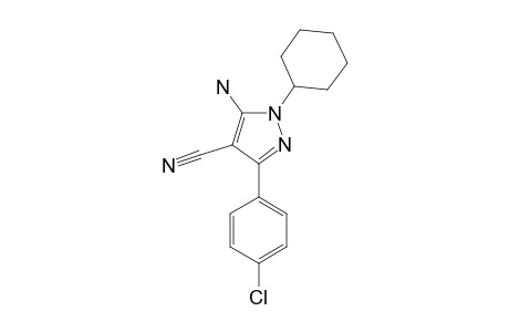 5-AMINO-3-(PARA-CHLOROPHENYL)-4-CYANO-1-CYClOHEXYLPYRAZOLE