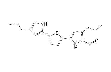 3-Propyl-5-[5-(4-propyl-1H-pyrrol-2-yl)-2-thienyl]-1H-pyrrole-2-carbaldehyde