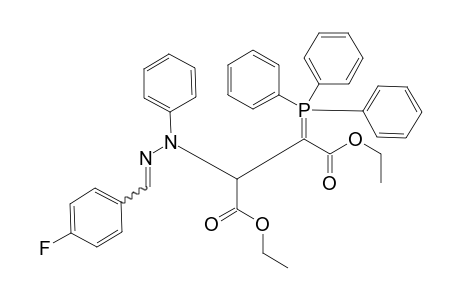 Diethyl 2-(1-(4-fluorobenzylidene)-2-phenylhydrazine-1-yl)-3-(triphenylphosphoranylidene)butandioate