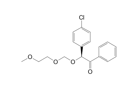 (2S)-1-phenyl-2-(4-chlorophenyl)-2-(2-methoxyethoxymethoxy)ethanone