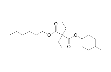 Diethylmalonic acid, hexyl 4-methylcyclohexyl ester