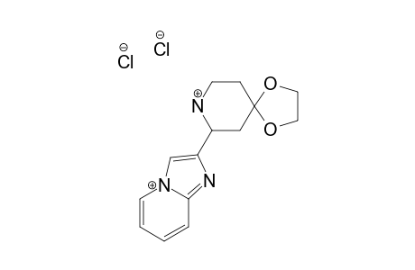 2-(PYRIDO-[1,2-A]-IMIDAZO-2-YL)-4-PIPERIDONE-ETHYLENE-ACETAL-DIHYDROCHLORIDE