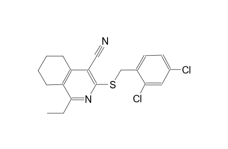 4-isoquinolinecarbonitrile, 3-[[(2,4-dichlorophenyl)methyl]thio]-1-ethyl-5,6,7,8-tetrahydro-