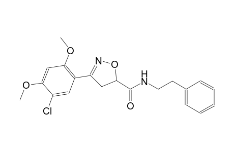 5-isoxazolecarboxamide, 3-(5-chloro-2,4-dimethoxyphenyl)-4,5-dihydro-N-(2-phenylethyl)-