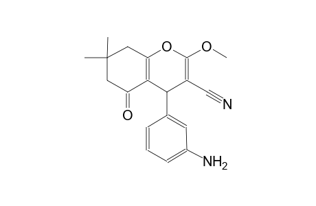 4H-1-benzopyran-3-carbonitrile, 4-(3-aminophenyl)-5,6,7,8-tetrahydro-2-methoxy-7,7-dimethyl-5-oxo-