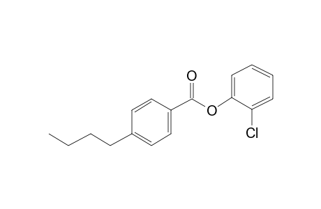 4-Butylbenzoic acid, 2-.+/-.chlorophenyl ester