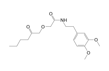 N-[2-(3,4-Dimethoxyphenyl)ethyl]-2-(2-oxohexoxy)acetamide