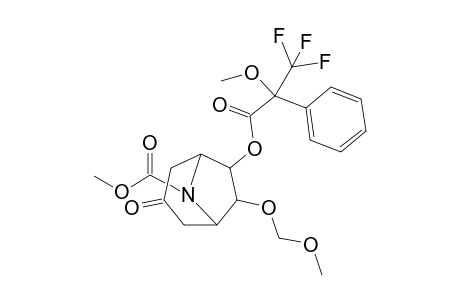 Methyl 7-(methoxymethoxy)-6-[.alpha.-methoxy-.alpha.-(trifluoromethyl)phenylacetyloxy]-3-oxo-8-azabicyclo[3.2.1]octane-8-carboxylate