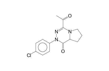 4-Acetyl-2-(4-chlorophenyl)-6,7,8,8a-tetrahydro-2H-pyrrolo[1,2-d][1,2,4]triazin-1-one