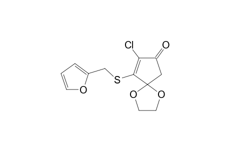 7-CHLORO-6-(2-FURYLMETHYLSULFANYL)-1,4-DIOXASPIRO-[4.4]-NON-6-EN-8-ONE