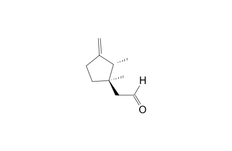 2-((1R,2S)-1,2-dimethyl-3-methylenecyclopentyl)acetaldehyde
