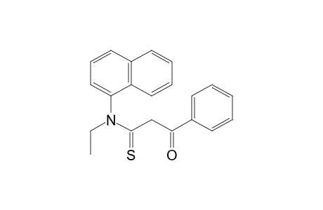 Benzenepropanethioamide, N-ethyl-N-1-naphthalenyl-.beta.-oxo-
